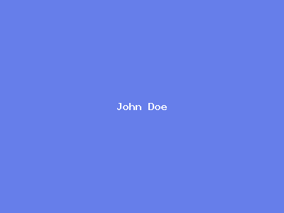 John Doe