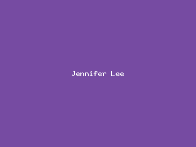 Jennifer Lee
